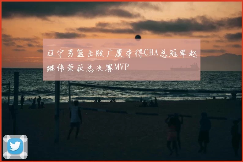 辽宁男篮击败广厦夺得CBA总冠军赵继伟荣获总决赛MVP