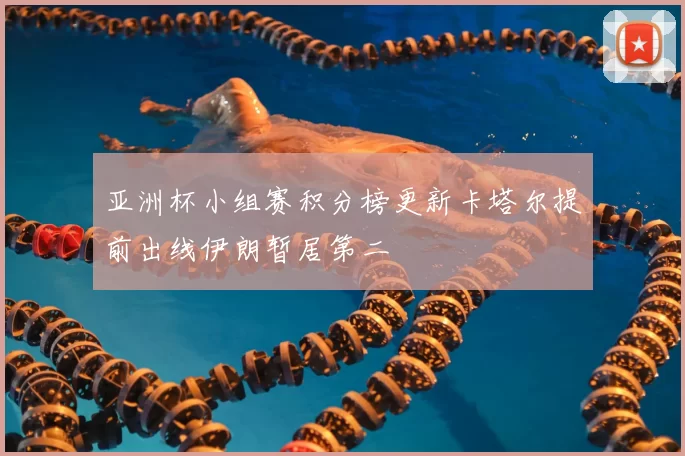 亚洲杯小组赛积分榜更新卡塔尔提前出线伊朗暂居第二